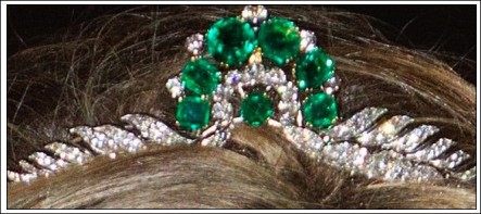 Luxembourg Emerald Peacock Bandeau
