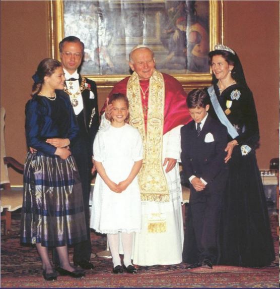 1991 05 Swedish State Visit to the Vatican 1
