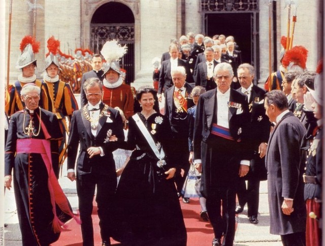 1991 05 Swedish State Visit to the Vatican 2