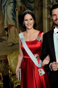 Princess SofiaOfficial dinner, Royal Palace, Stockholm, Sweden, 2017-03-23(c) Karin Törnblom / IBLRepresentationsmiddag, Kungliga slottet, Stockholm, 2017-03-22